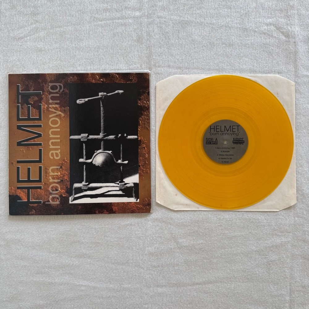 Helmet Born Annoying Vinyl LP 1995 Yellow Translucent Germany Rare